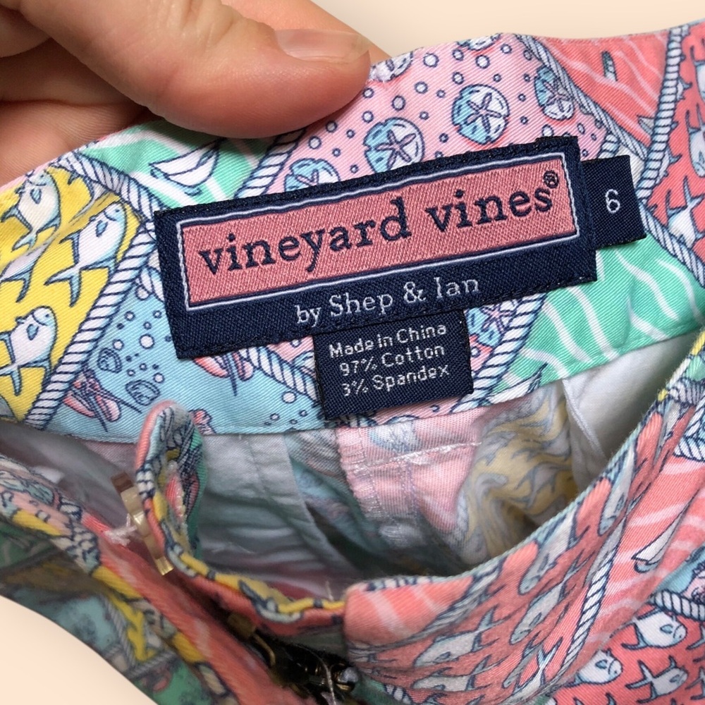Vineyard Vines Multicolor Patchwork Patterned Sho… - image 7